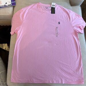 Polo by Ralph Lauren Light Pink Short Sleeve Tee New Clean 1XB Spring Break XL